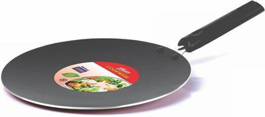 Cookware Baking TAWA Dish Disk Pan Round With Handle  Black 00088