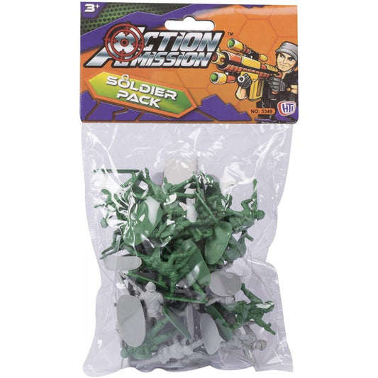 Children's Pack Of Toy Soldiers Mixed Colours 0003349