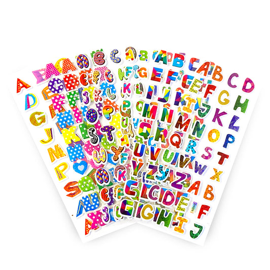 Mini Crazy Letter Sticker Mix