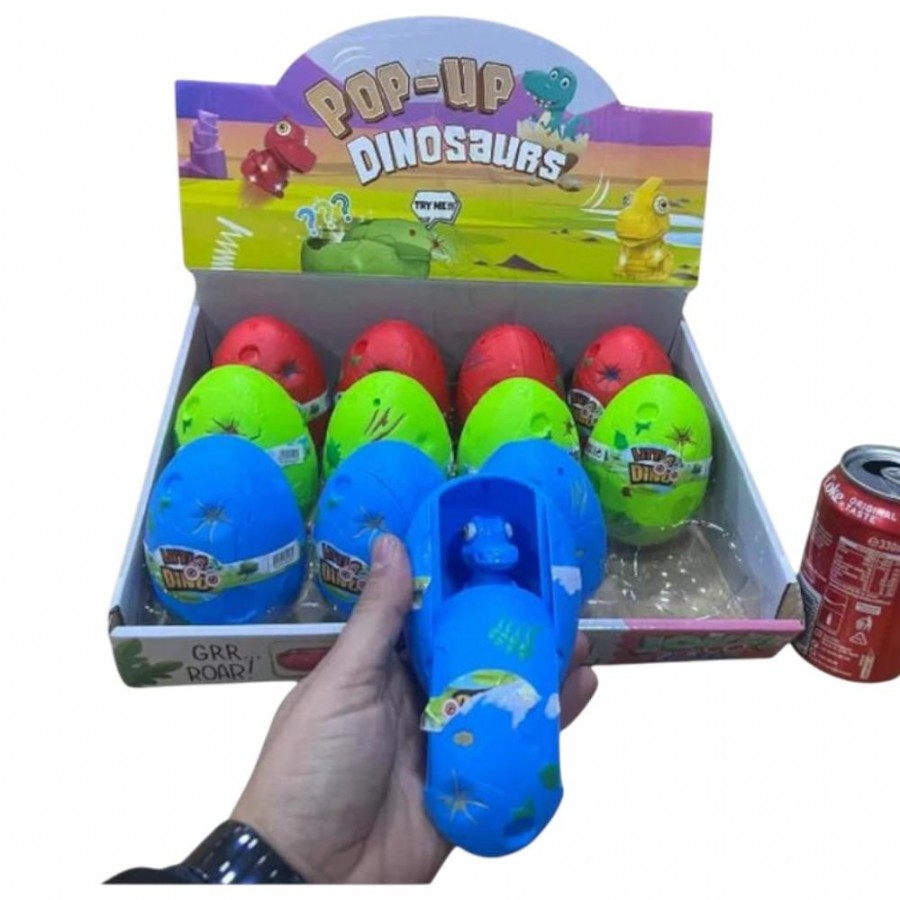 Pop Dinosaur With Light (Box Of 12)