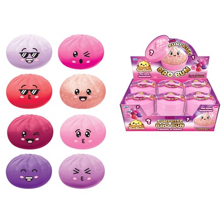 LIMITED EDITION PINK Diva Surprise Squishy Dumpling Bao Bun - UK Certified