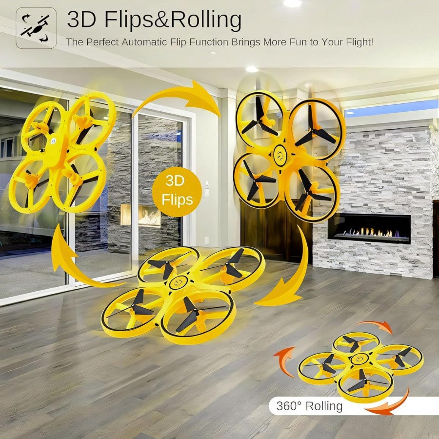 Mini Hand Controlled Quadcopter Drone