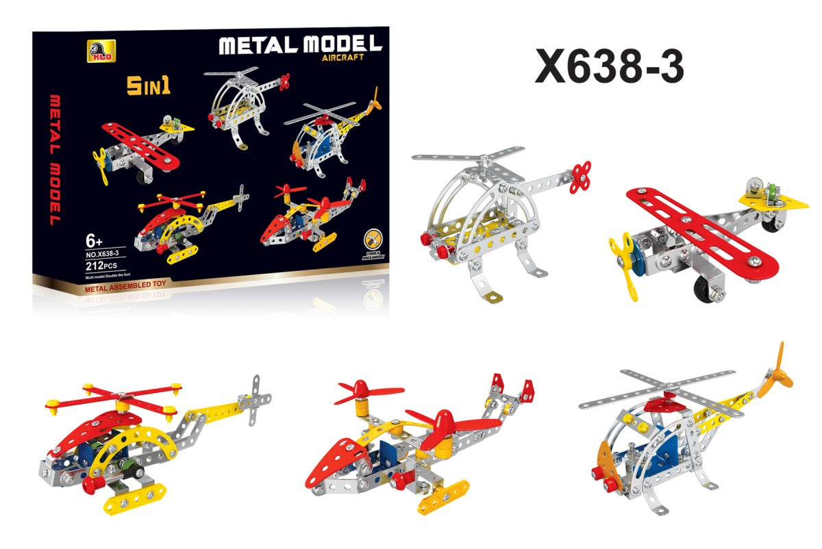 Metal Model Aircraft (212 Pcs)