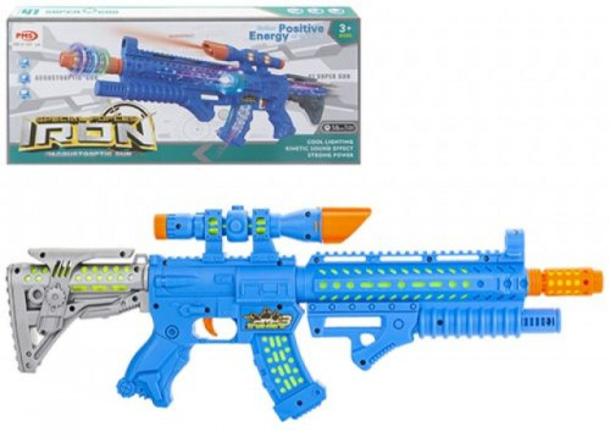 Light Up Special Forces Gun Blue