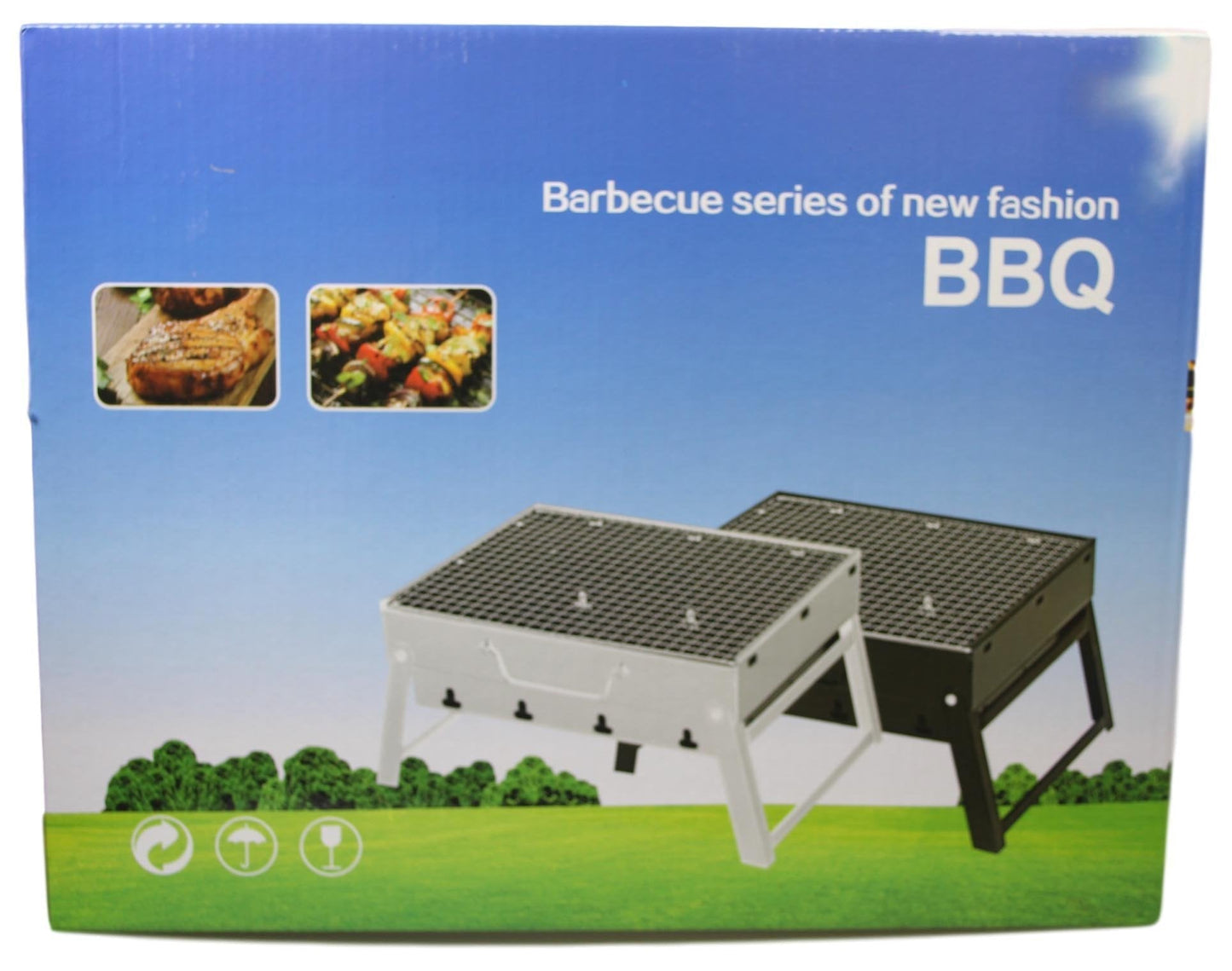 Metal BBQ Grill 35 x 27 x 20 cm 5213