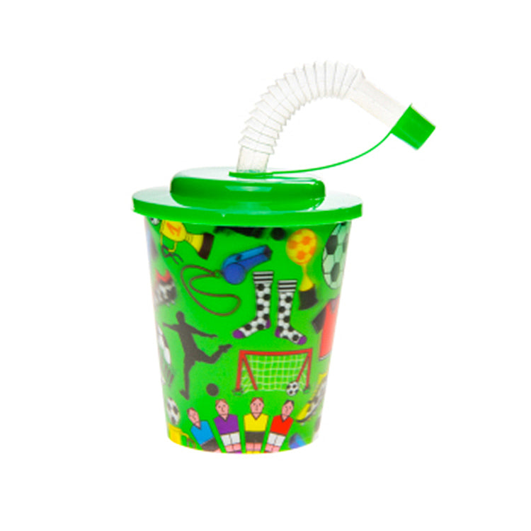 Football Super 3D Beaker + Lid