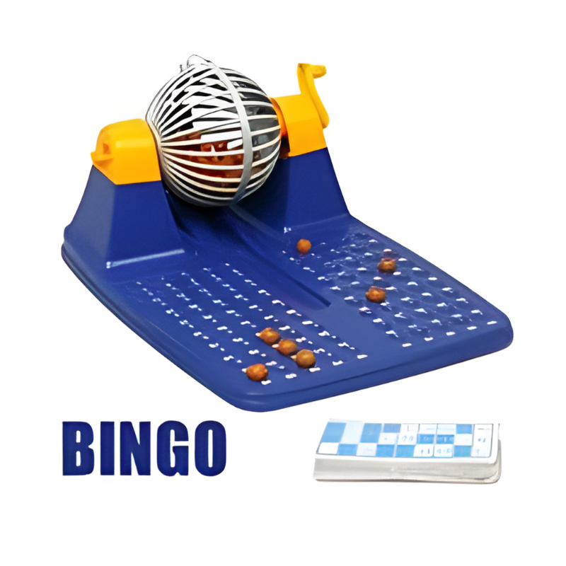 Bingo Game Set Complete Family Entertainment with 90 Numbers and 24 Cards