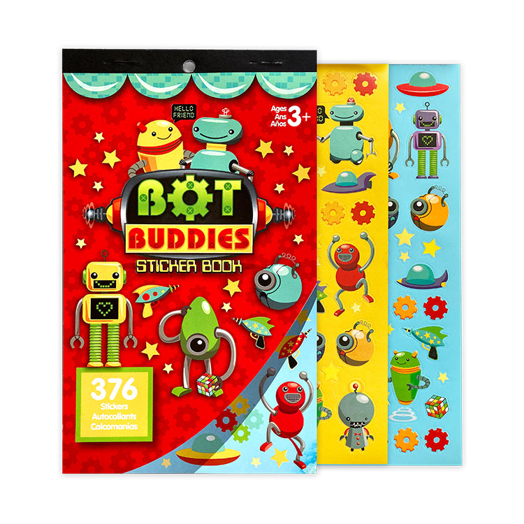 Robot Fun Sticker Sheets Pad