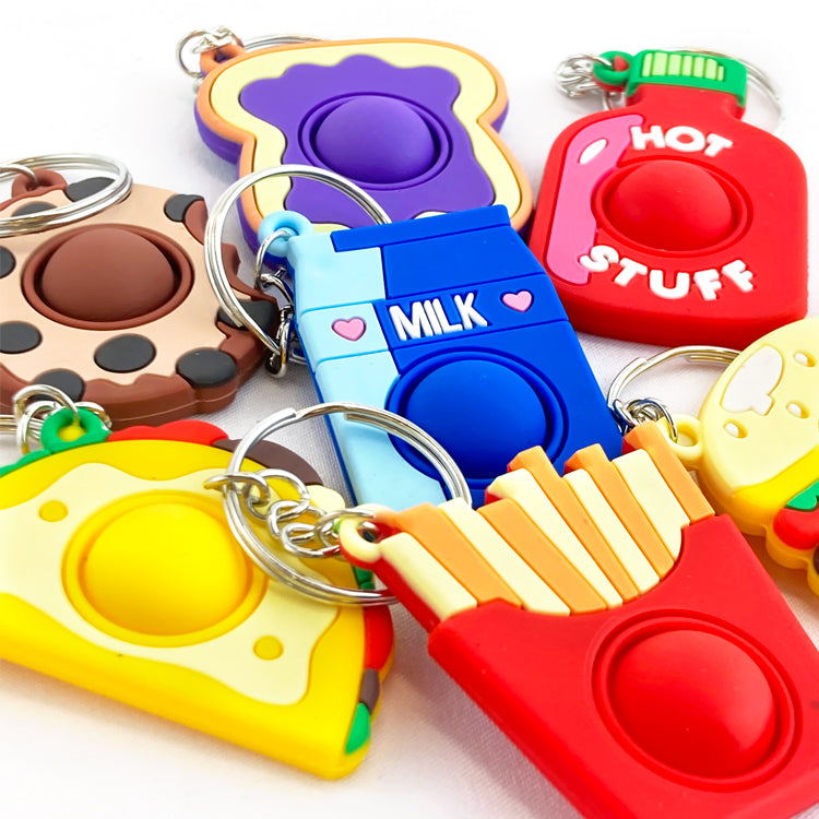 Foodie Fun Popper Keyring
