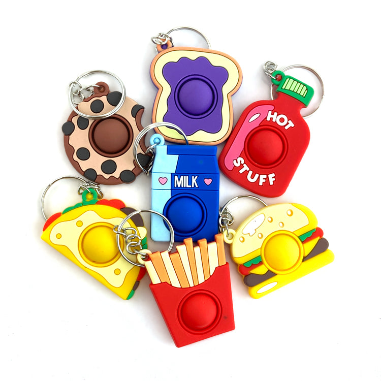 Foodie Fun Popper Keyring