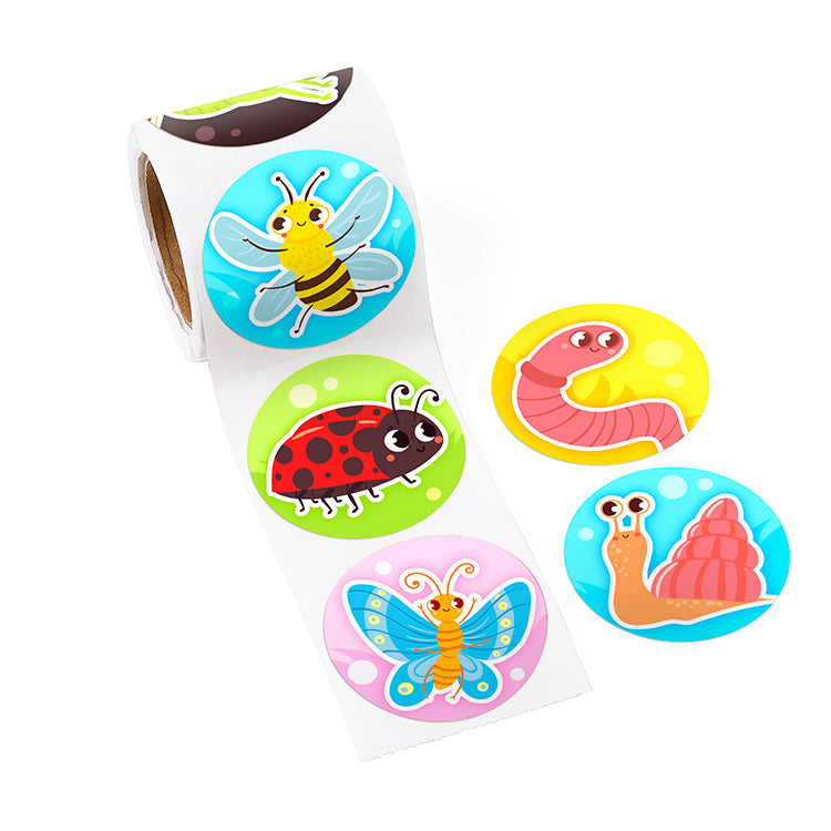 Cute Bugs Sticker Rolls x 6 ( BULK BUY )