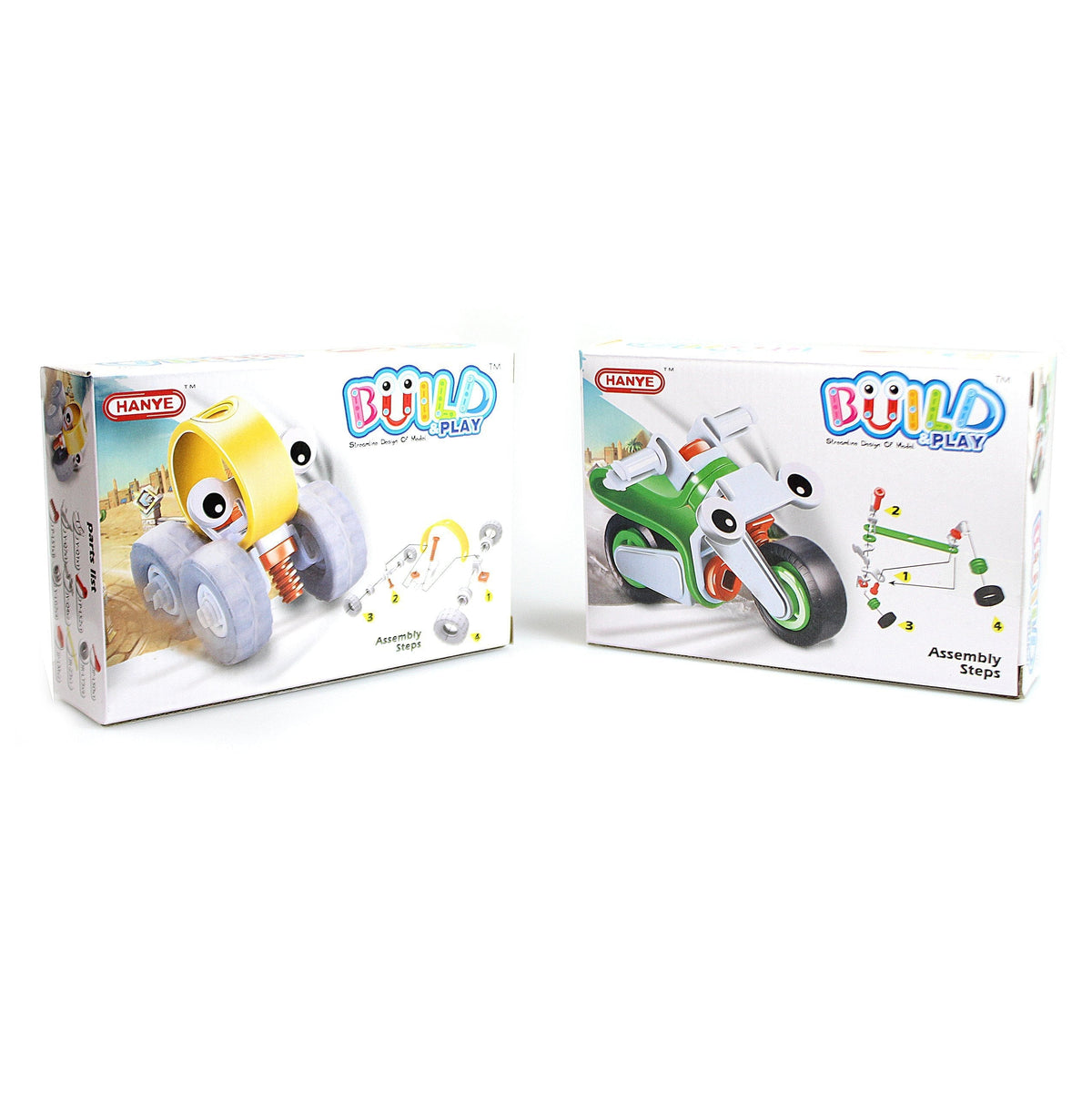 Children'S Toy Build & Play Car Bike Assorted Designs