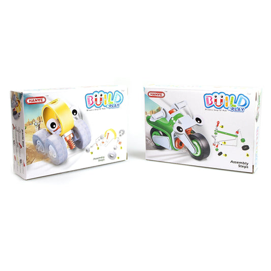 Children'S Toy Build & Play Car Bike Assorted Designs