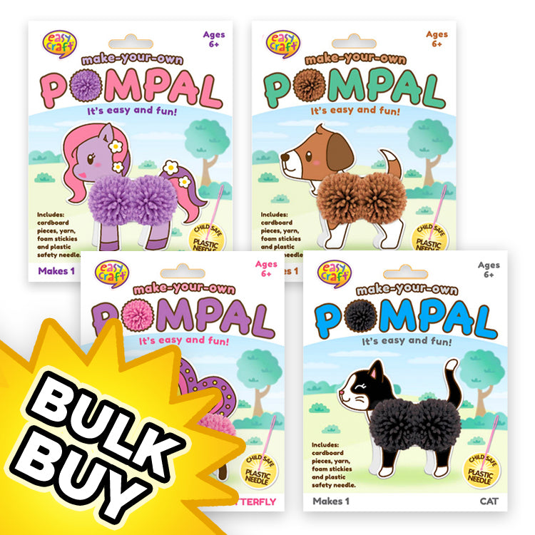 PomPals Craft Kits x 12 ( BULK BUY SPECIAL )