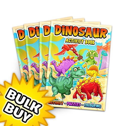 Dinosaur Mini Activity Books x 100 ( BULK BUY )