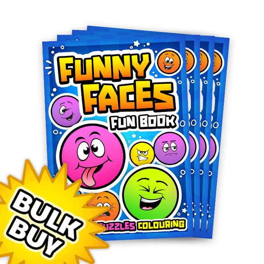 Funny Face Mini Activity Books x 100 ( MEGA BULK BUY )
