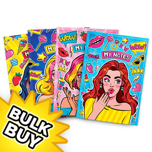 Candy Girl Mini Note Books x 48 ( Bulk Buy )