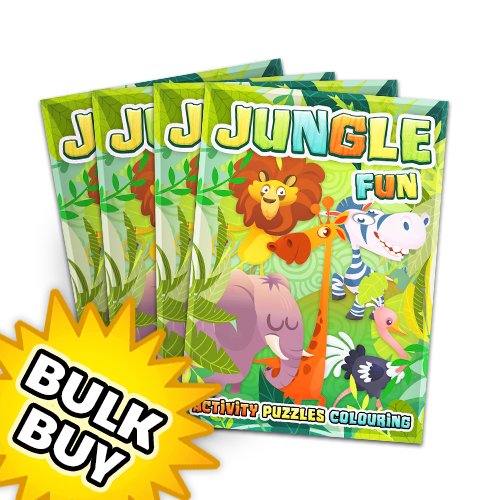 Jungle Mini Activity Books x 100 ( BULK BUY )