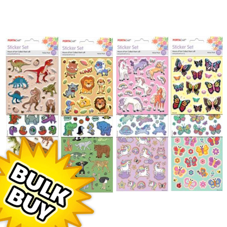 Bumper Sticker Mix Sets x 12 ( BULK BUY )