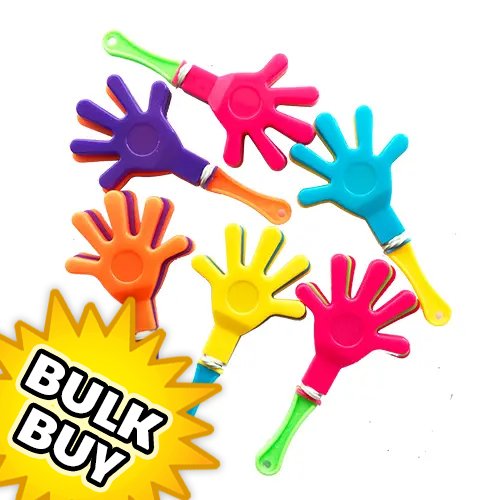 Mini Hand Clappers x 96 ( BULK BUY )