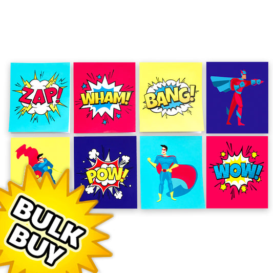 Super Hero Mini Note Books x 96 ( BULK BUY )