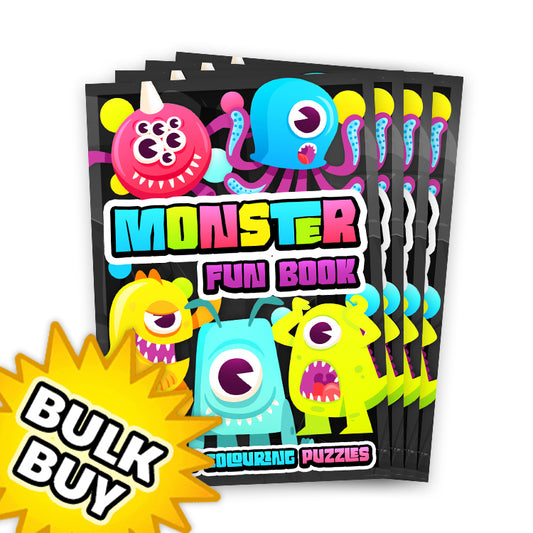 Monster Mini Activity Books x 100 ( BULK SPECIAL )