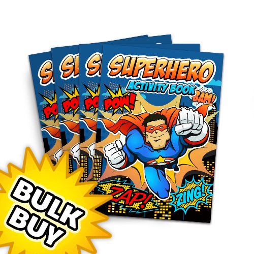 Superhero Mini Activity Book x36 ( BULK BUY )