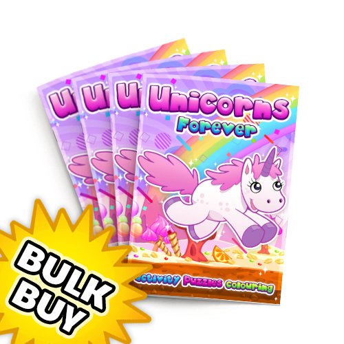 Unicorn Mini Activity Books x 100 ( BULK BUY )