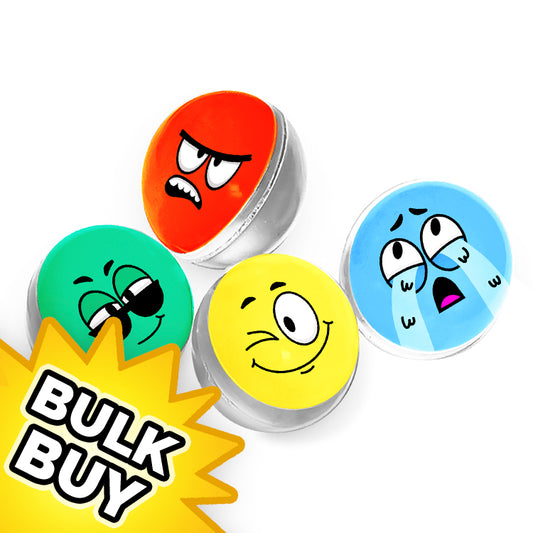 Funny Faces Mini 32mm Jet Balls x 100 ( BULK BUY )