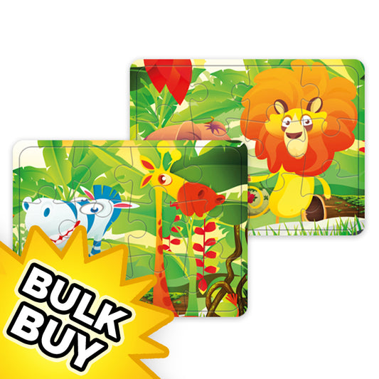 Jungle Mini Jigsaw Puzzles x72 (BULK BUY)