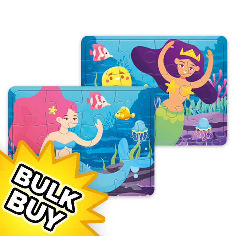 Mermaid Mini Jigsaw Puzzles x72 (BULK BUY)