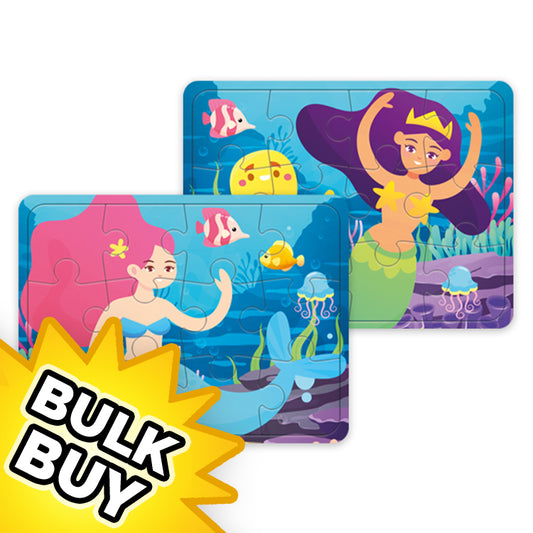 Mermaid Mini Jigsaw Puzzles x72 (BULK BUY)