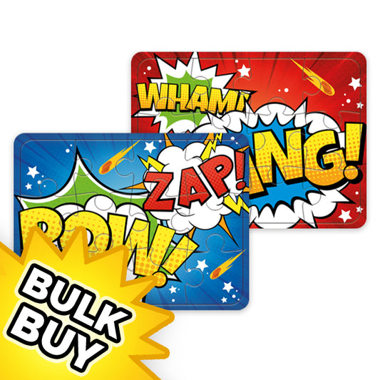 Superhero Mini Jigsaw Puzzles x72 (BULK BUY)