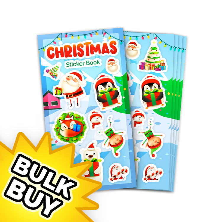 Christmas Mini Sticker Book x12 ( BULK BUY )