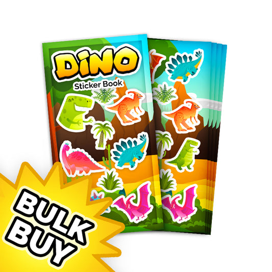 Dinosaurs Mini Sticker Book x 12 ( BULK BUY)