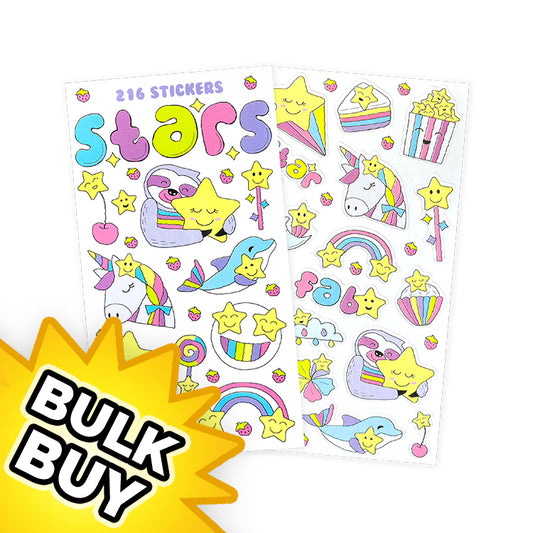 Stars Mini Sticker Book x12 ( BULK BUY)