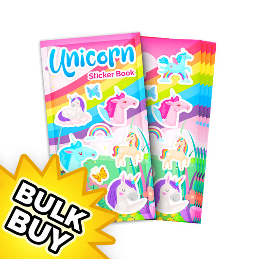 Unicorn Mini Sticker Book x12 ( BULK BUY)