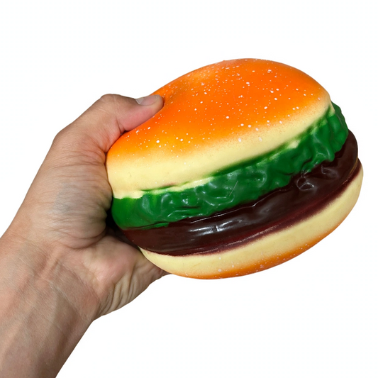 XXL Jumbo Squishy Burger Fidget Squishy Toy in Box