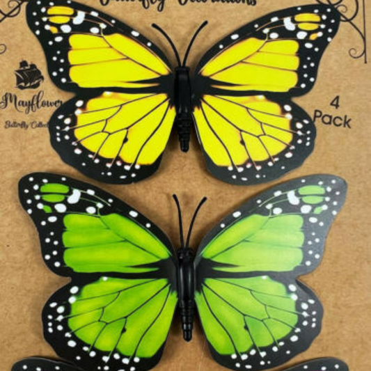 Bright Colourful Butterfly Decoration on Magnets Indoor/Outdoor