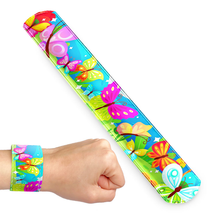 Butterfly Slap Bracelets x 8 ( ONE OFF SPECIAL )