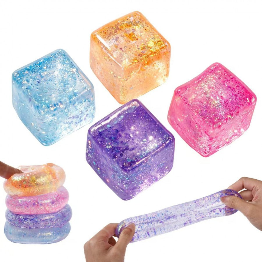 Glitter Squeeze Cube