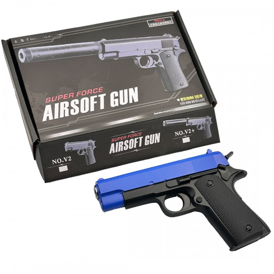 Pistol Bb Gun (Black &Amp; Blue)