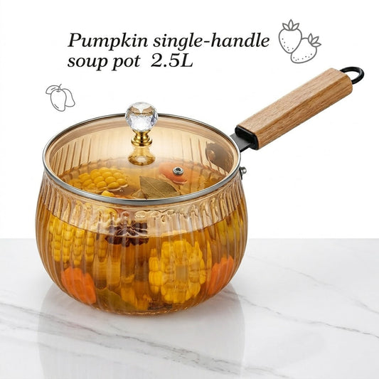 Pumpkin Single – Handle Soup Pot 2.5L 803G