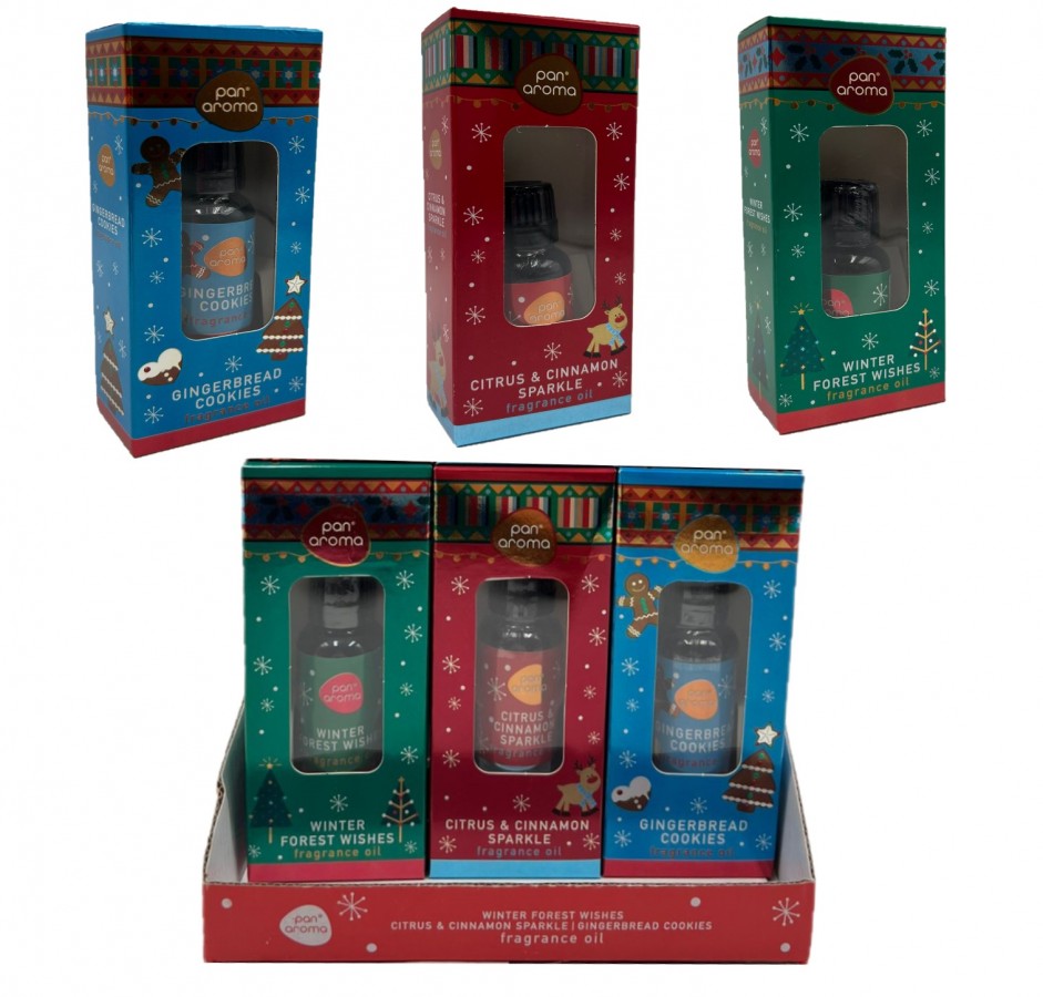 20Ml Fragrance Oil Assorted - Citrus, Ginger, Fore