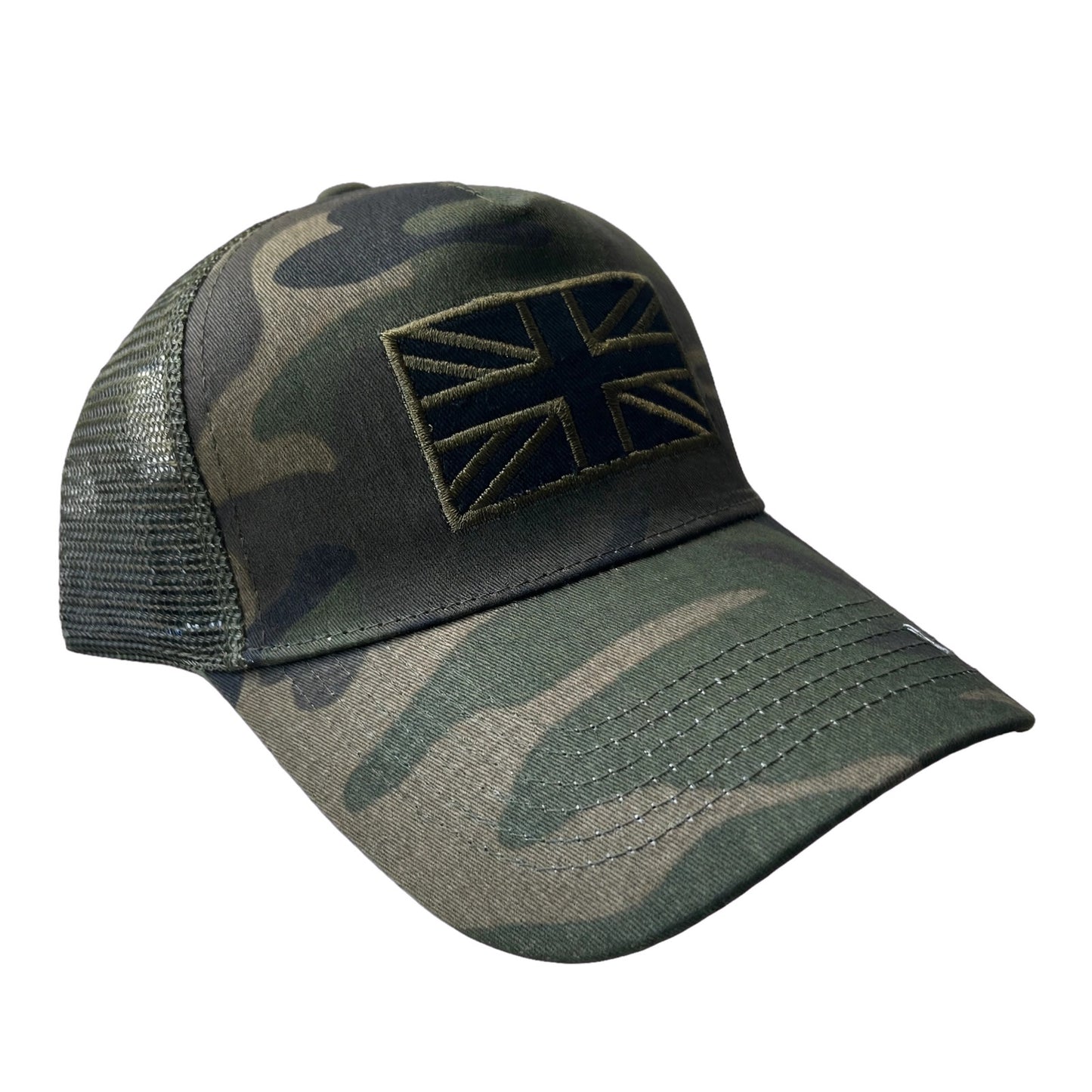 Union Jack Fashion Tonal Trucker Cap - 4 Colours