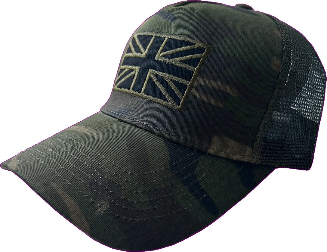 Union Jack Fashion Tonal Trucker Cap - 4 Colours