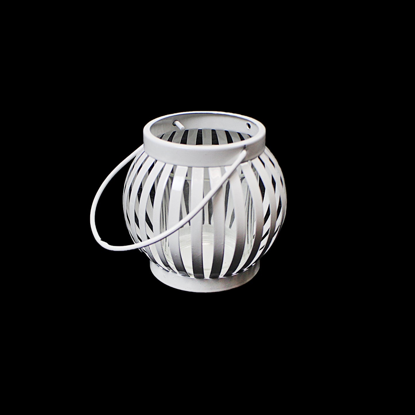 Candle Holder Lantern Style With Handle 6cm x 8cm  3573