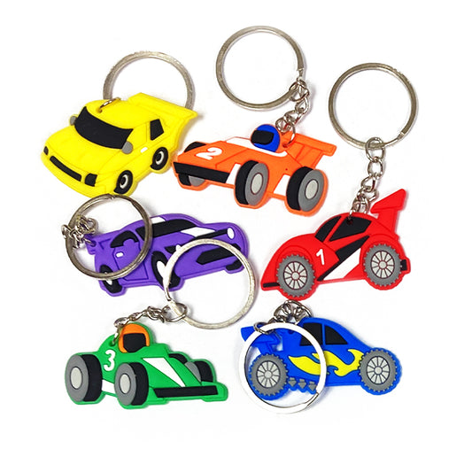 Hot Rod Racer Keyring