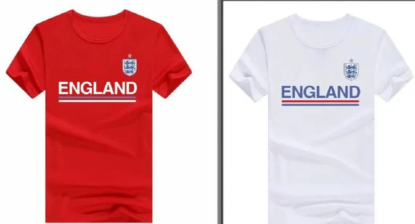 50X T-1 England T-Shirt Assorted Sizes S/M/L/Xl/Xxl (Box Of 50)