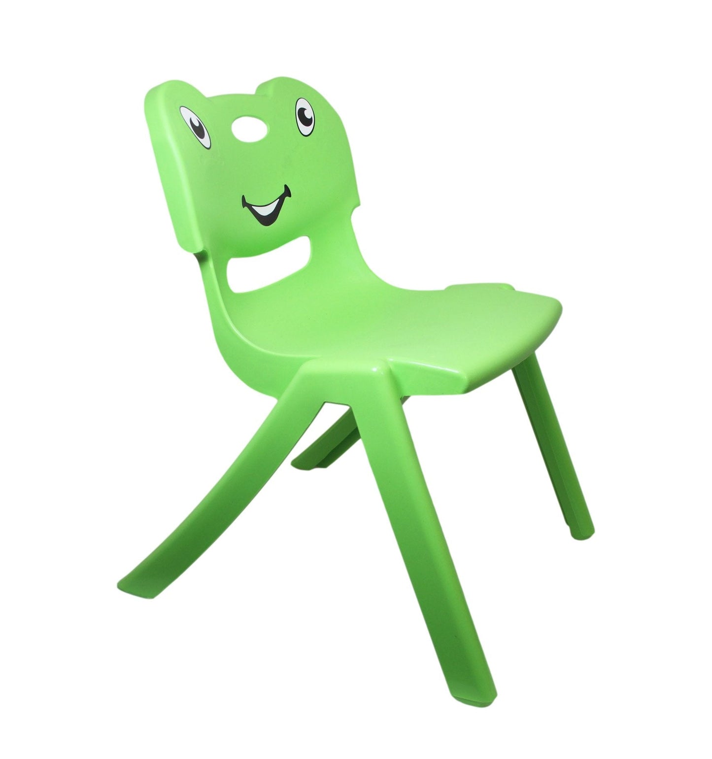 Gizem Children's Plastic Chair 50 x 26 cm Frog Animal Design Assorted Colours CT031 A